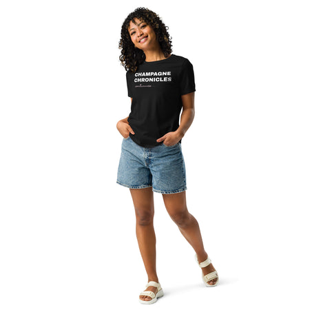 CHAMPAGNE CHRONICLES - Women's Relaxed T-Shirt