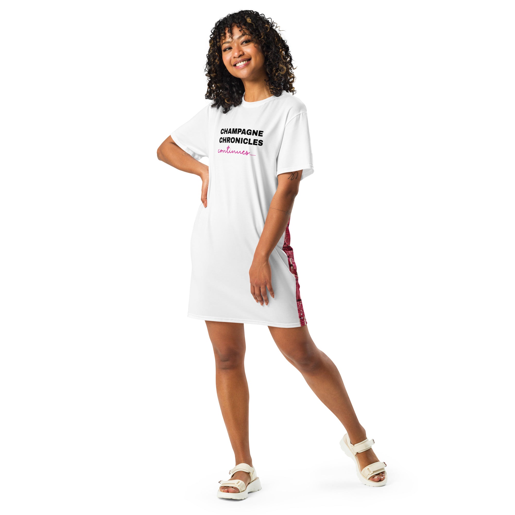 CHAMPAGNE CHRONICLES - T-shirt dress