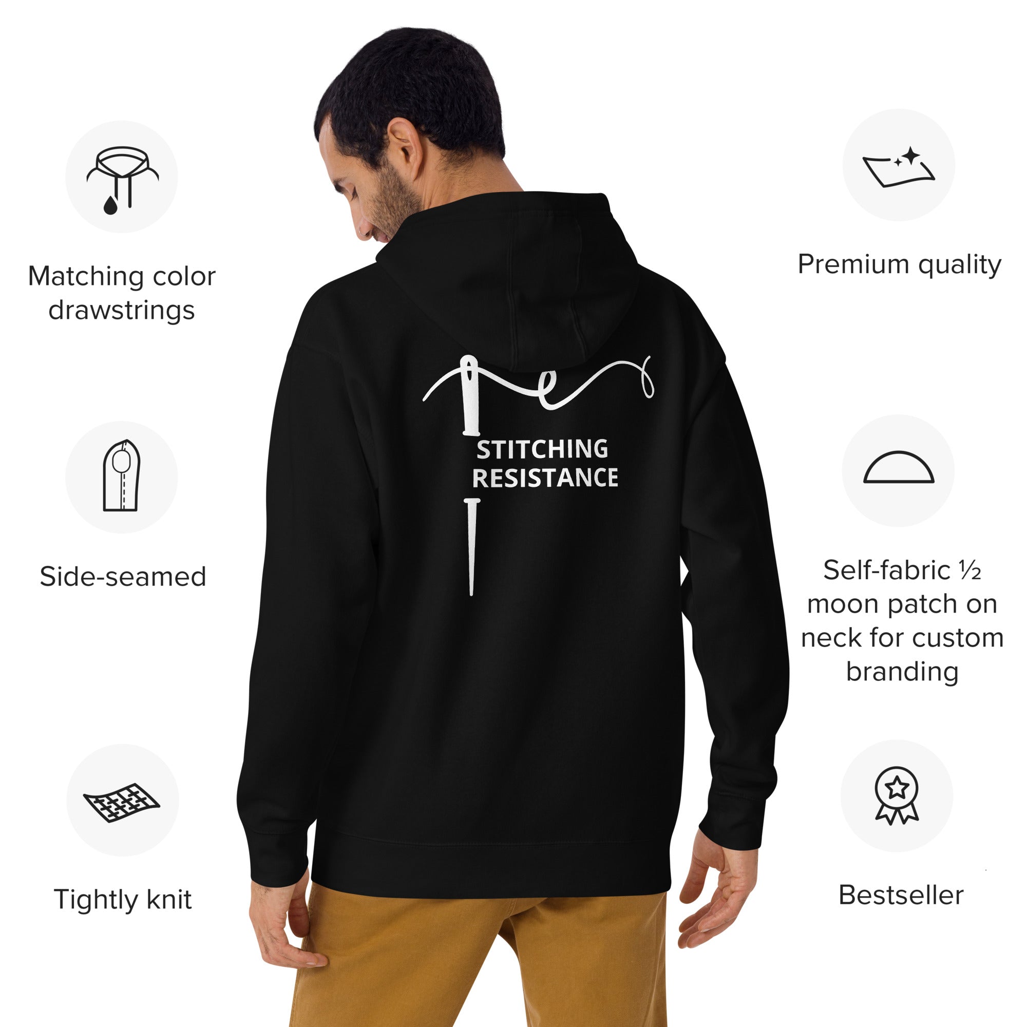 Crafting Life, Stitching Resistance - Unisex Hoodie